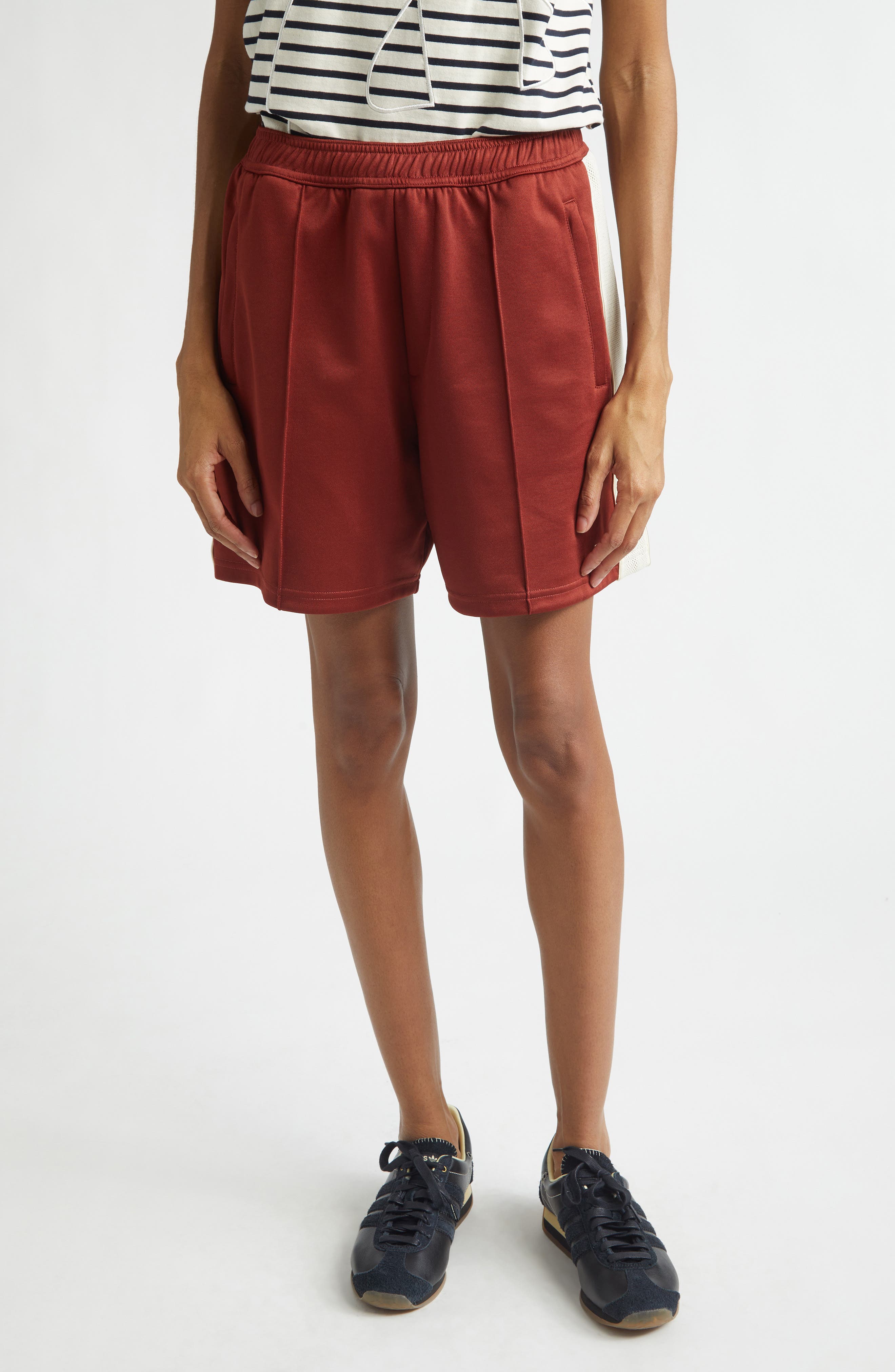 Motion Piped Jersey Track Shorts