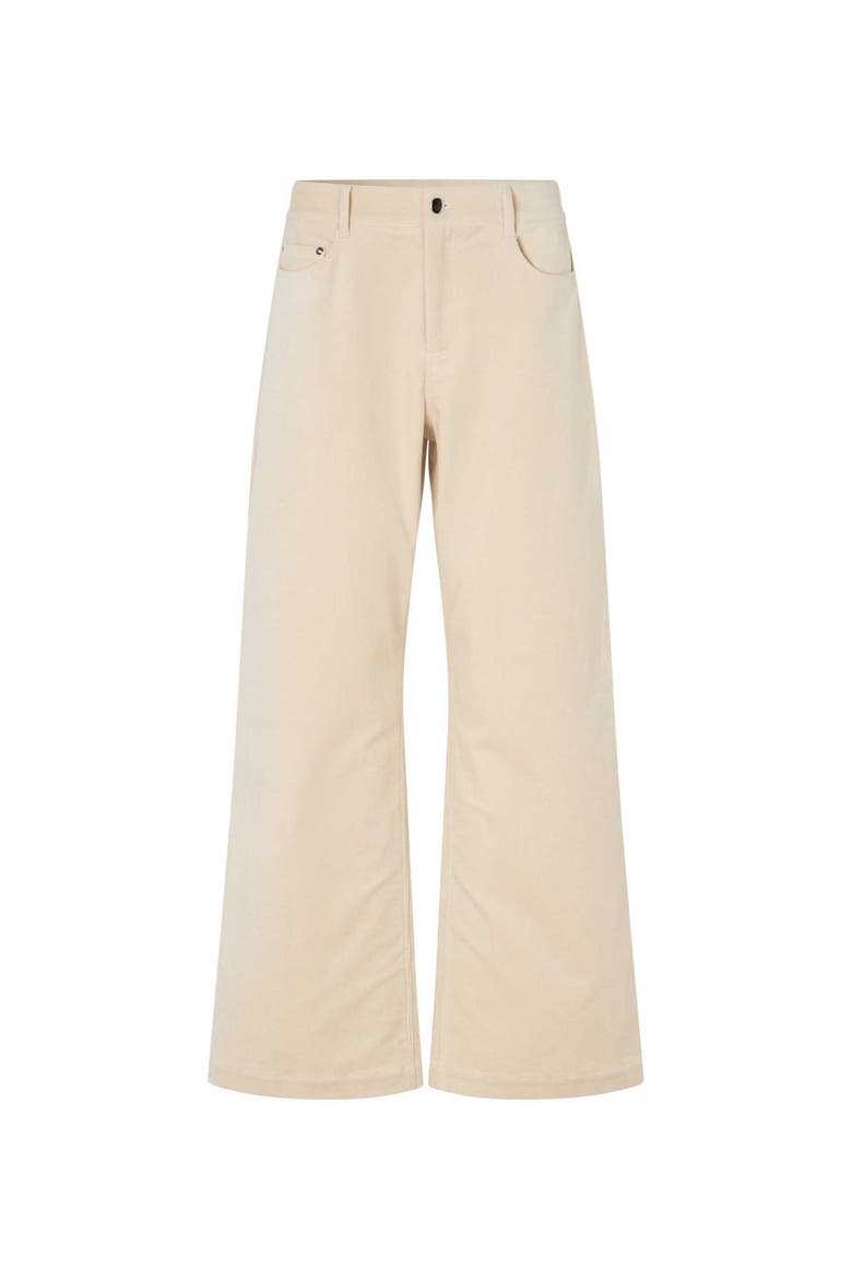 Wide Leg Velvet Pants, Alternate, color, Fog