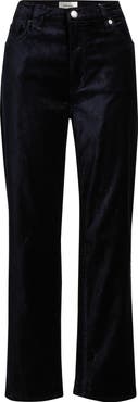 FRAME Le Sleek Velvet Ankle Straight Leg Pants