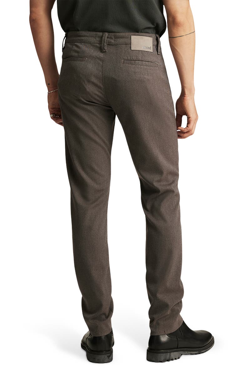 Mavi Jeans Milton Slim Fit Twill Pants, Alternate, color, Brown Feather Tweed