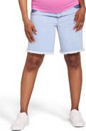 MOTHERHOOD MATERNITY Under the Belly Maternity Dad Denim Short