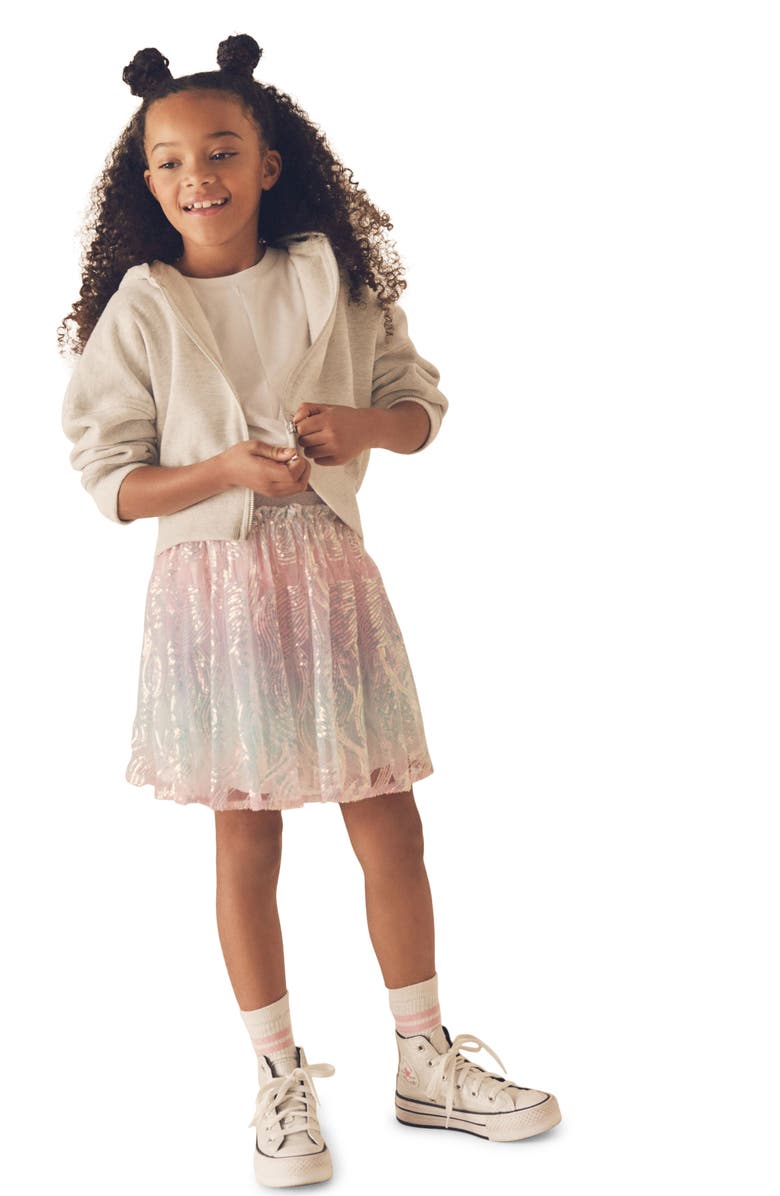 NEXT Kids' Ombré Sequin Skirt, Alternate, color, 