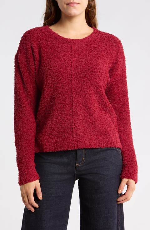 Silky Plush Step Hem Sweater