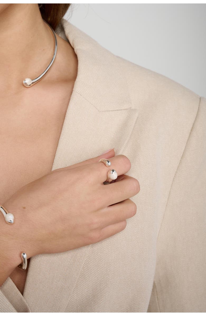 TUTTI Oceanic Ring, Alternate, color, Silver