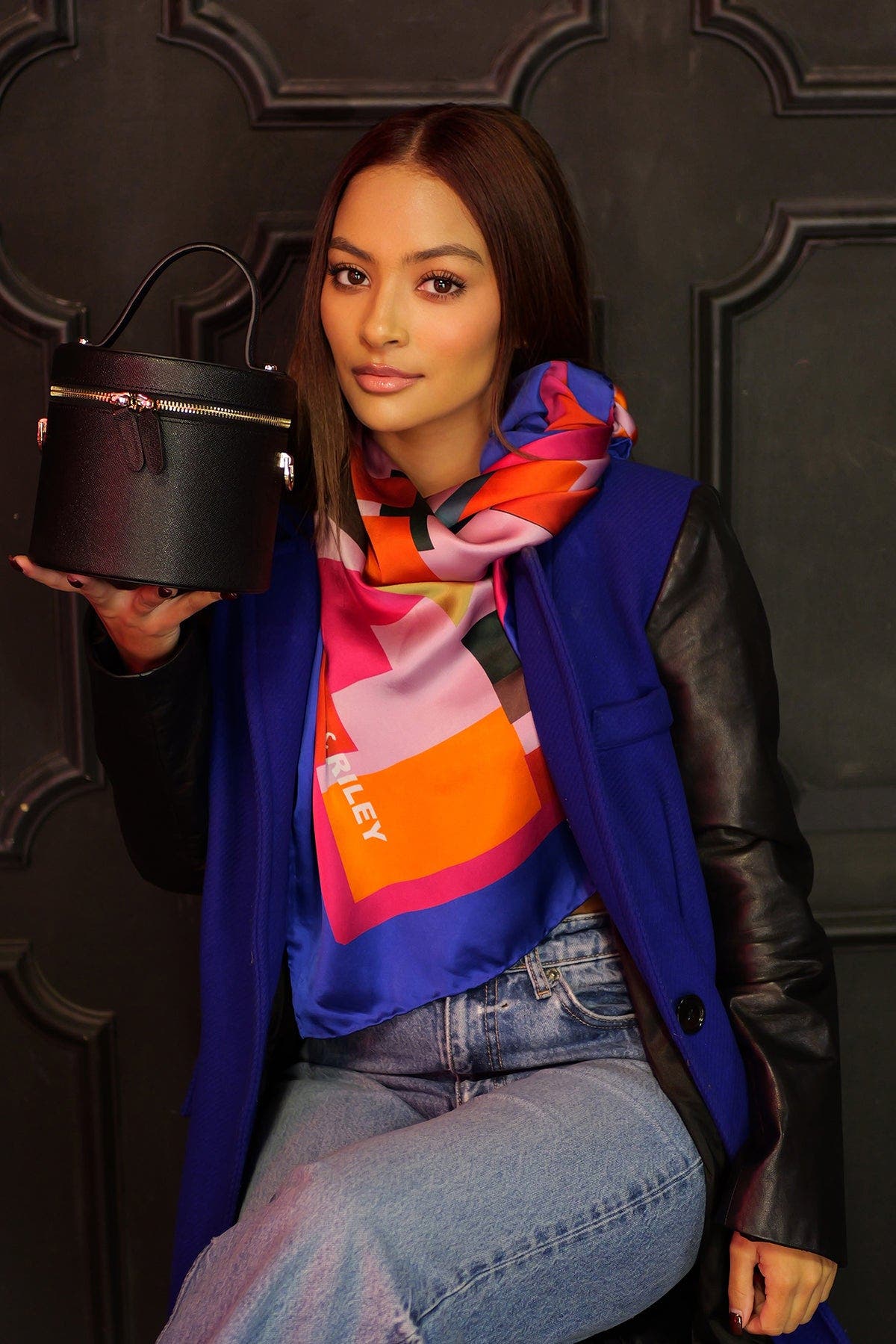 Silver & Riley Petite NOLA Bucket Leather Bag, Alternate, color, 