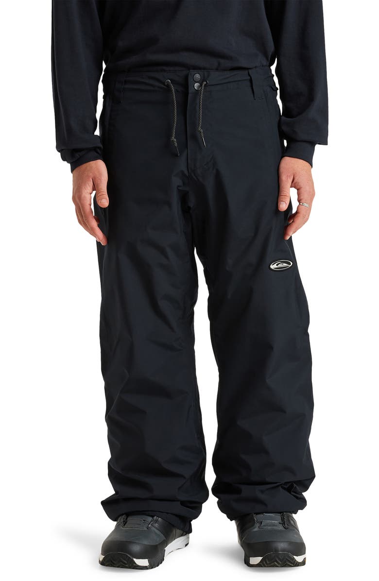Quiksilver High Altitude Gore-Tex<sup>®</sup> Waterproof Ski Pants, Main, color, True Black