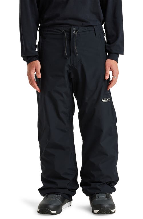 Quiksilver High Altitude Gore-tex® Waterproof Ski Pants In Black