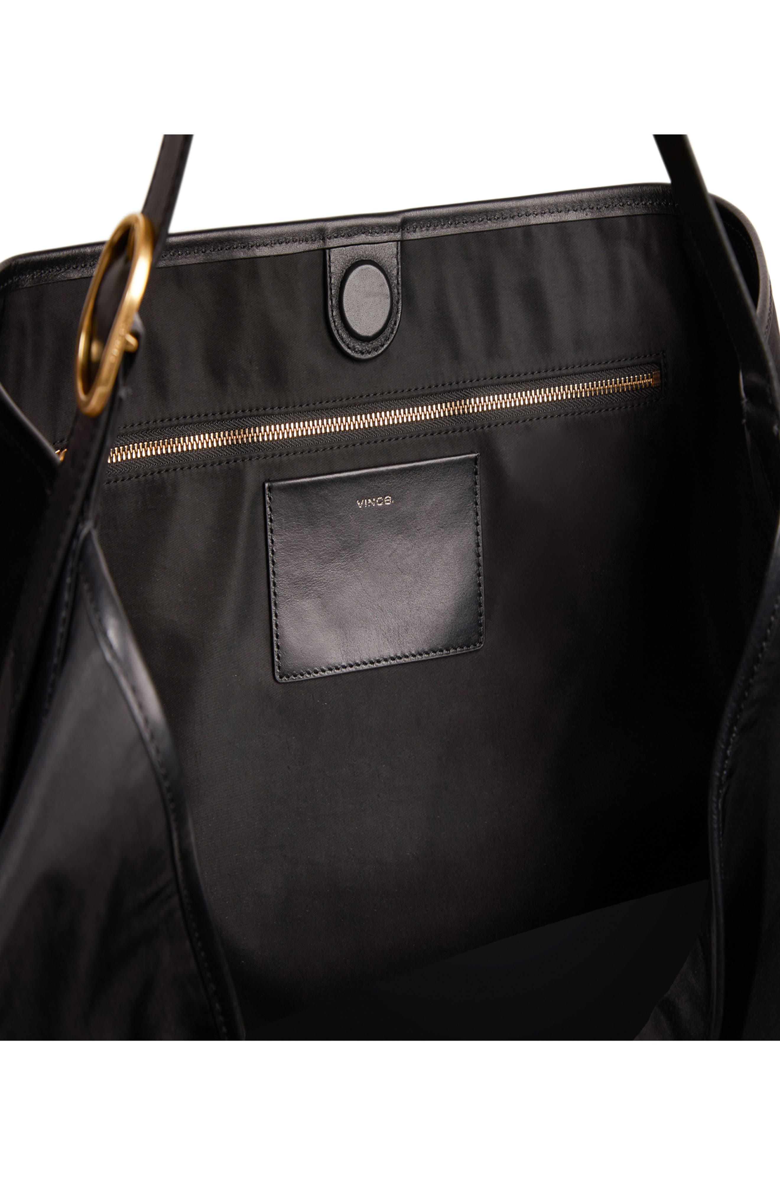 Vivian Medium Nylon Hobo, Alternate, color, BLACK
