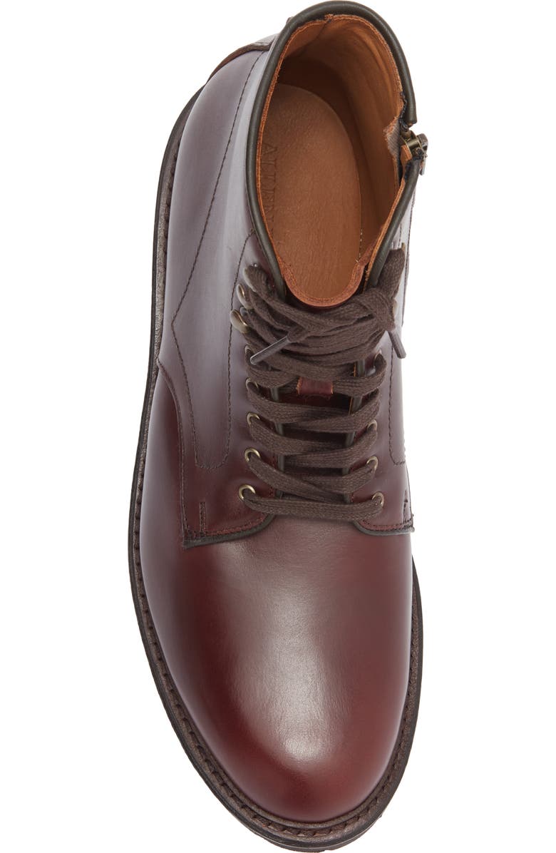 Allen Edmonds Hugo Lug Sole Boot, Alternate, color, Burgundy