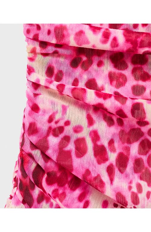 Mango Corinne One-shoulder Top In Pink