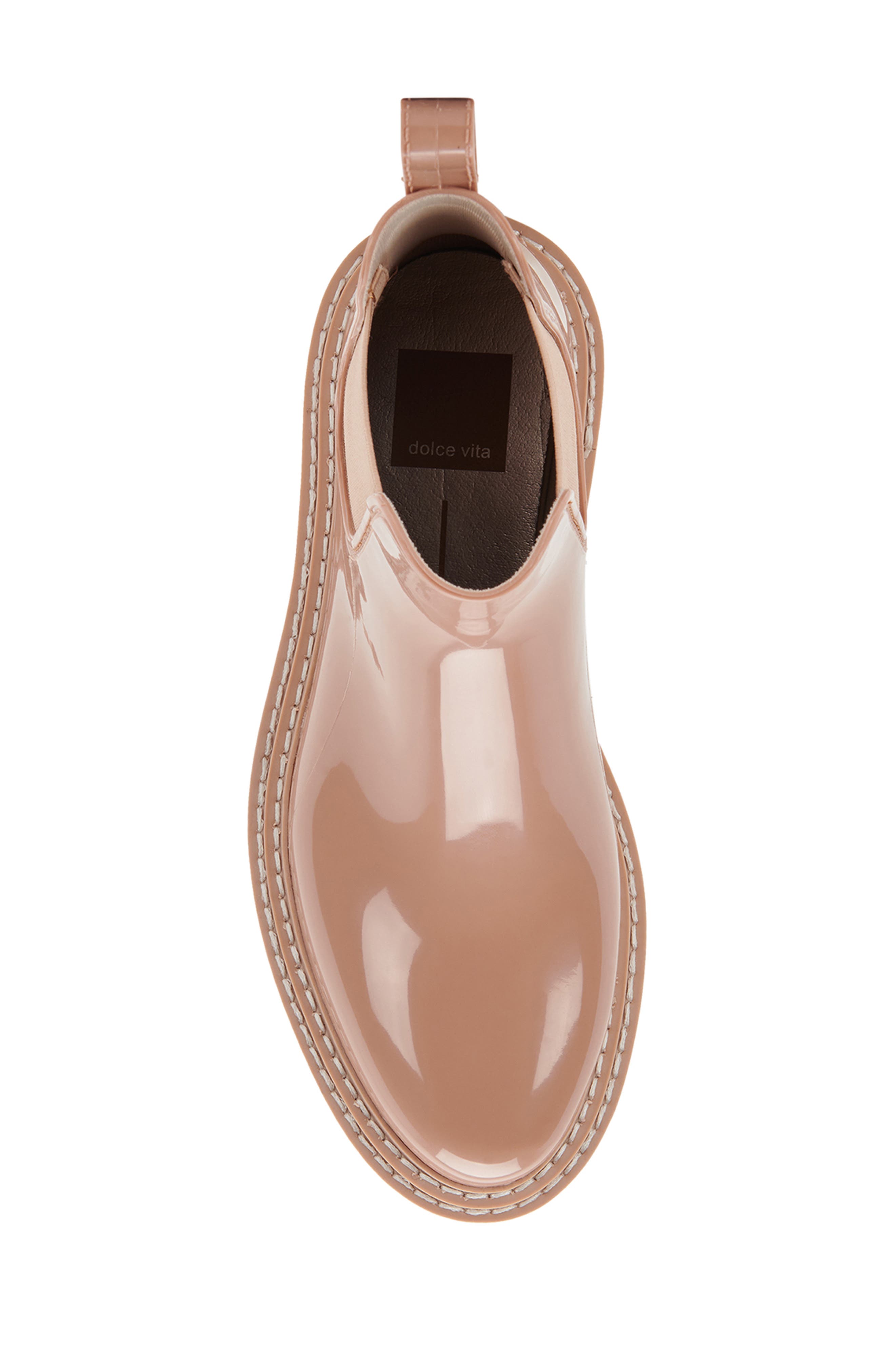Stormy H2O Waterproof Chelsea Boot, Alternate, color, ROSE PATENT STELLA