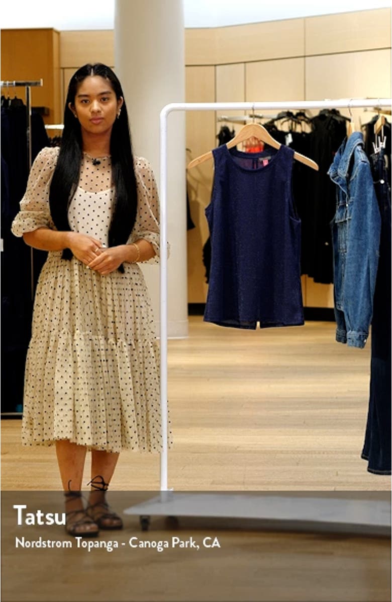 Metallic Knit Tank, sales video thumbnail