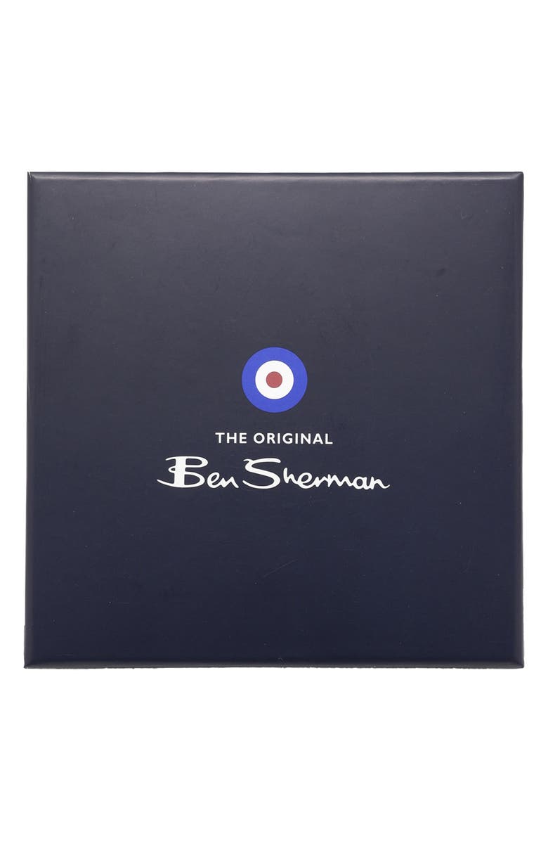 Ben Sherman Bow Tie & Lapel Pin Set, Alternate, color, Black/ Light Grey/ Burgundy