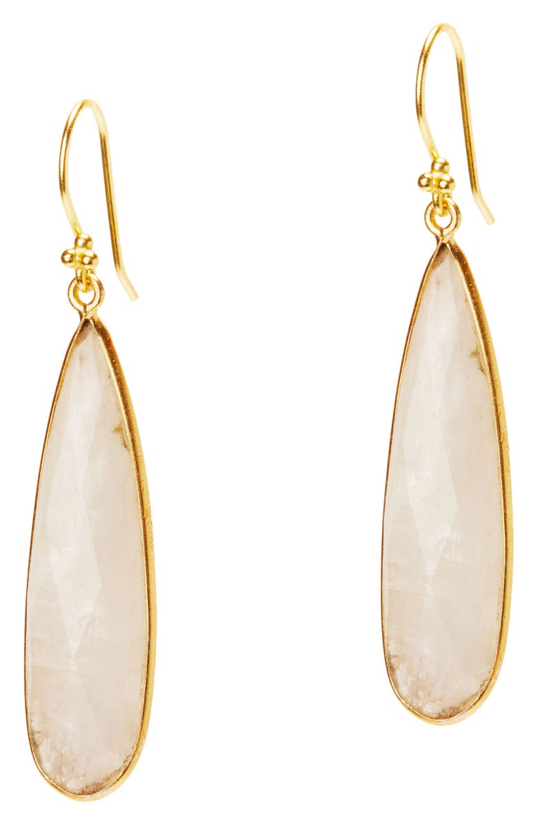 Jemma Sands Newport Semiprecious Stone Teardrop Earrings, Main, color, 