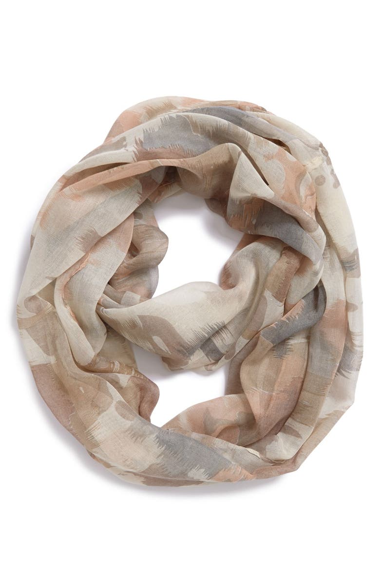BP. Watercolor Infinity Scarf, Main, color,