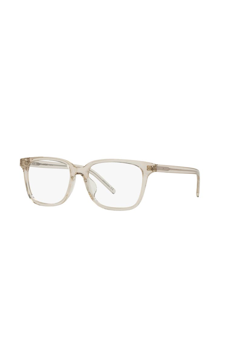 Saint Laurent 55mm Rectangle optical glasses, Main, color, Blue