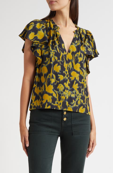 Lilo Flutter Sleeve Top