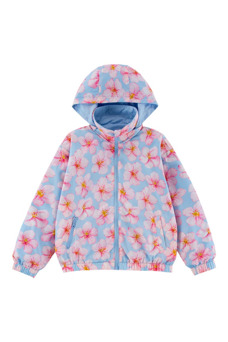 Kids' Max Rain Water Repellent Reversible Windbreaker, Main, color, BLUE