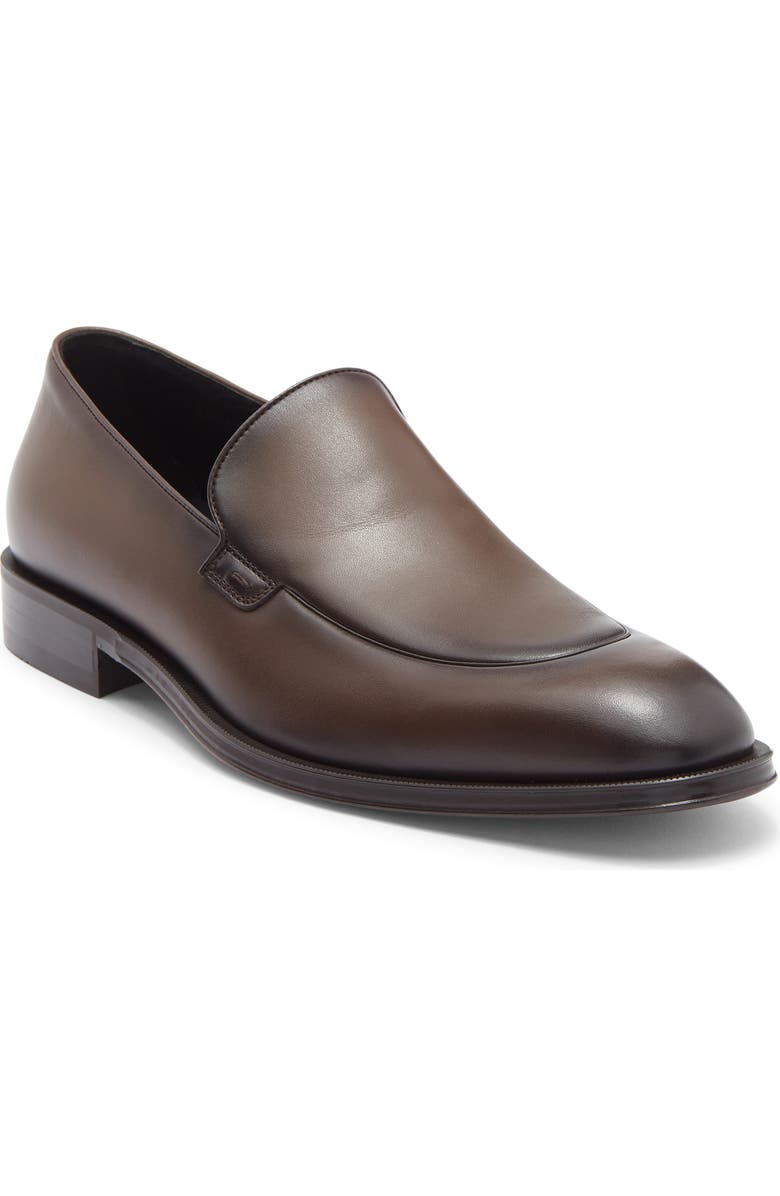 BOSS Derrek Loafer, Main, color, Dark Brown
