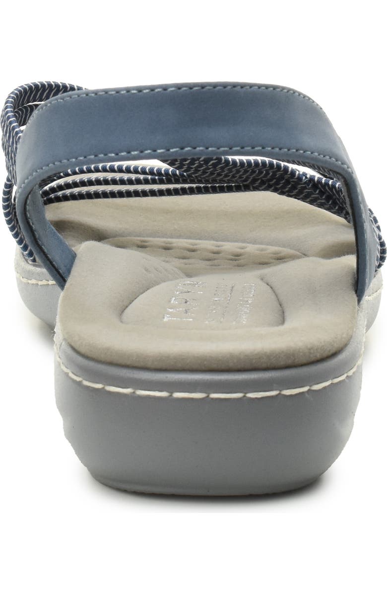 Taryn Rose Elastic Slingback Sandal, Alternate, color, Blue