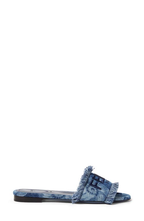 Fendi Sun Slides Frayed Edges
