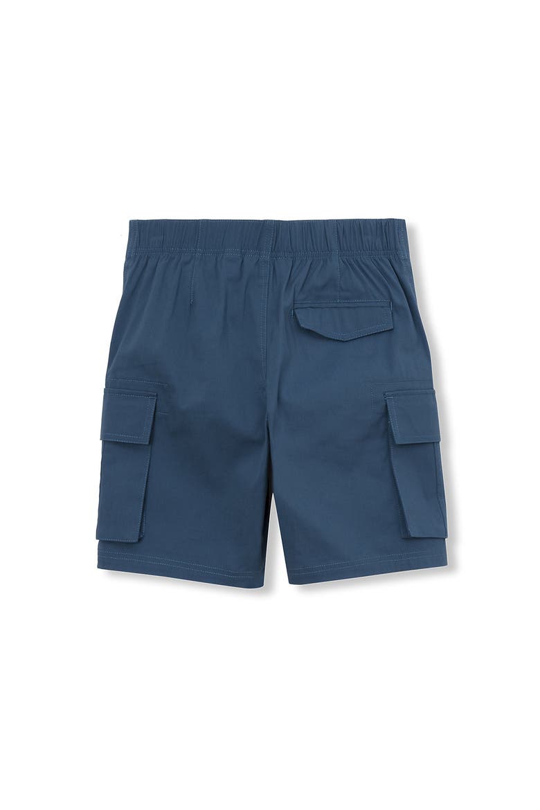 Boys Stretch Canvas Utility Cargo Shorts, Alternate, color, Dark Blue