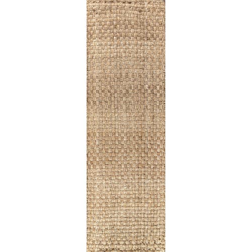 Jonathan Y Estera Hand Woven Boucle Chunky Jute Area Rug In Natural