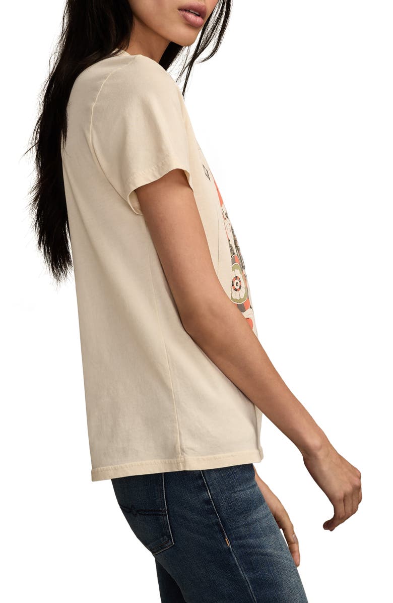 Lucky Brand Cowgirl Card Cotton Graphic T-Shirt, Alternate, color, Whitecap Gray