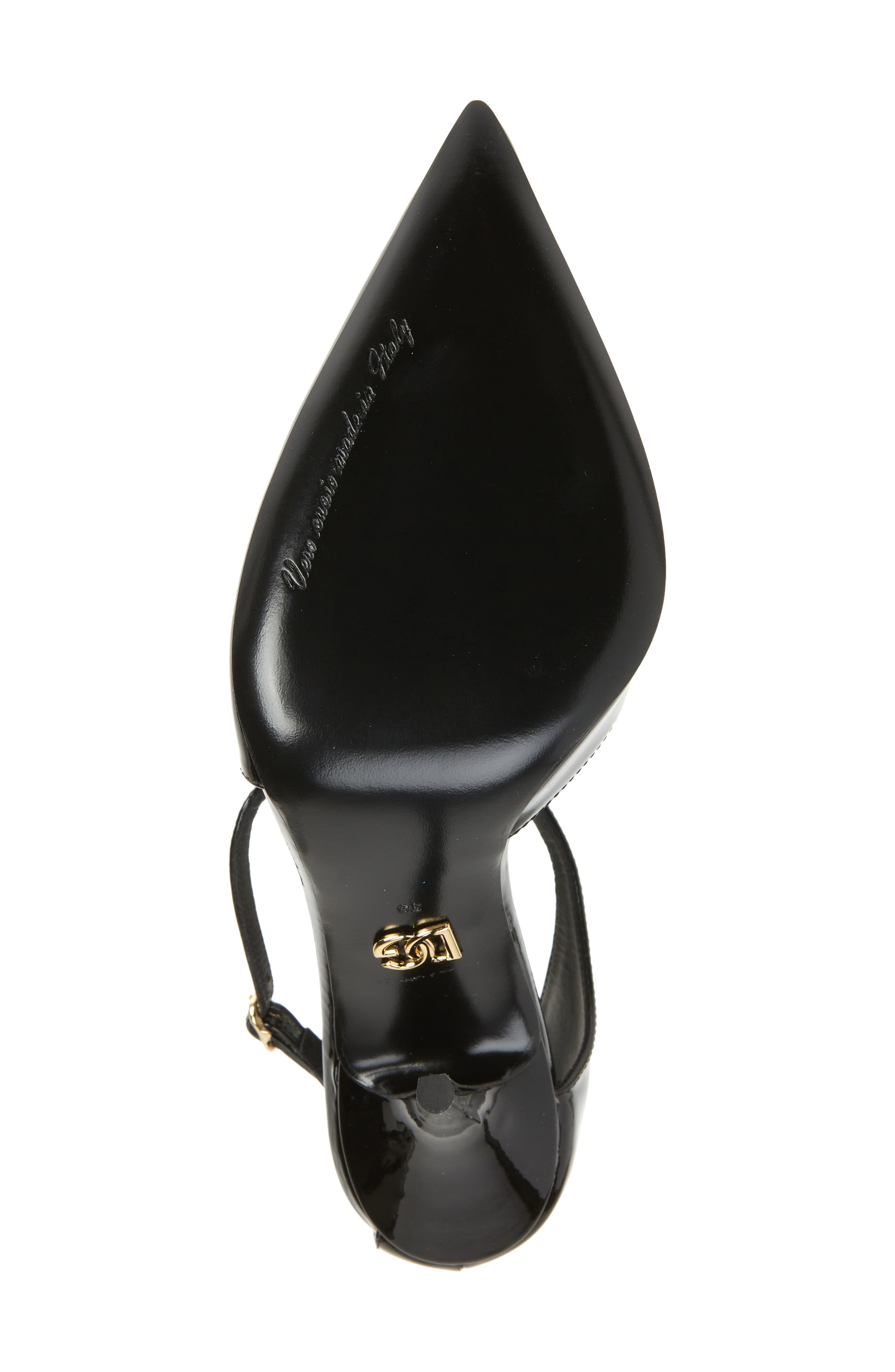 Dolce&Gabbana Cardinale T-Strap Pointed Toe Pump, Alternate, color, 