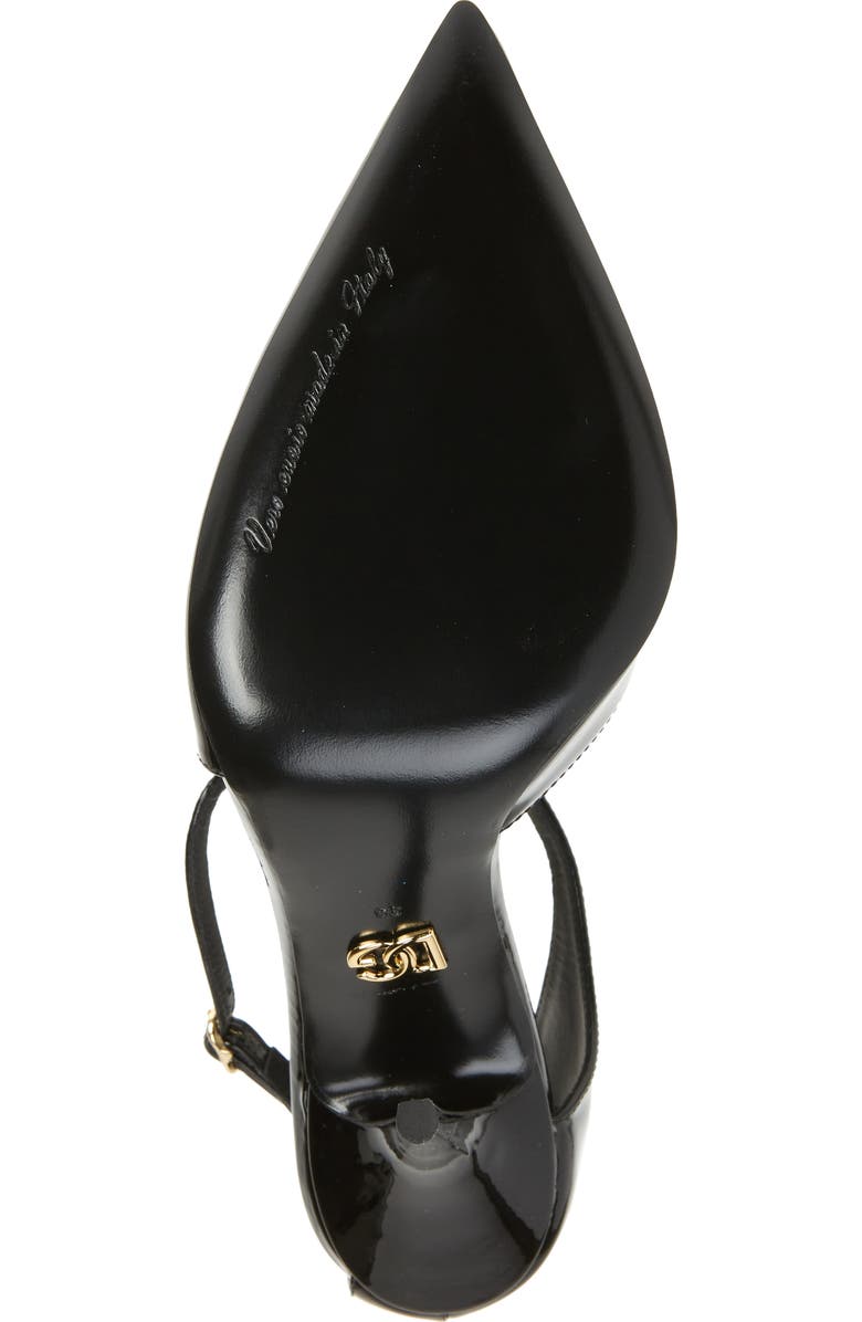 Dolce&Gabbana Cardinale T-Strap Pointed Toe Pump, Alternate, color,