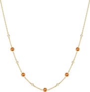 ANIA HAIE Lab Grown Nano & Cubic Zirconia Station Necklace