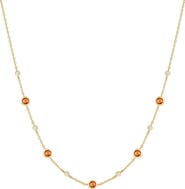 ANIA HAIE Lab Grown Nano & Cubic Zirconia Station Necklace