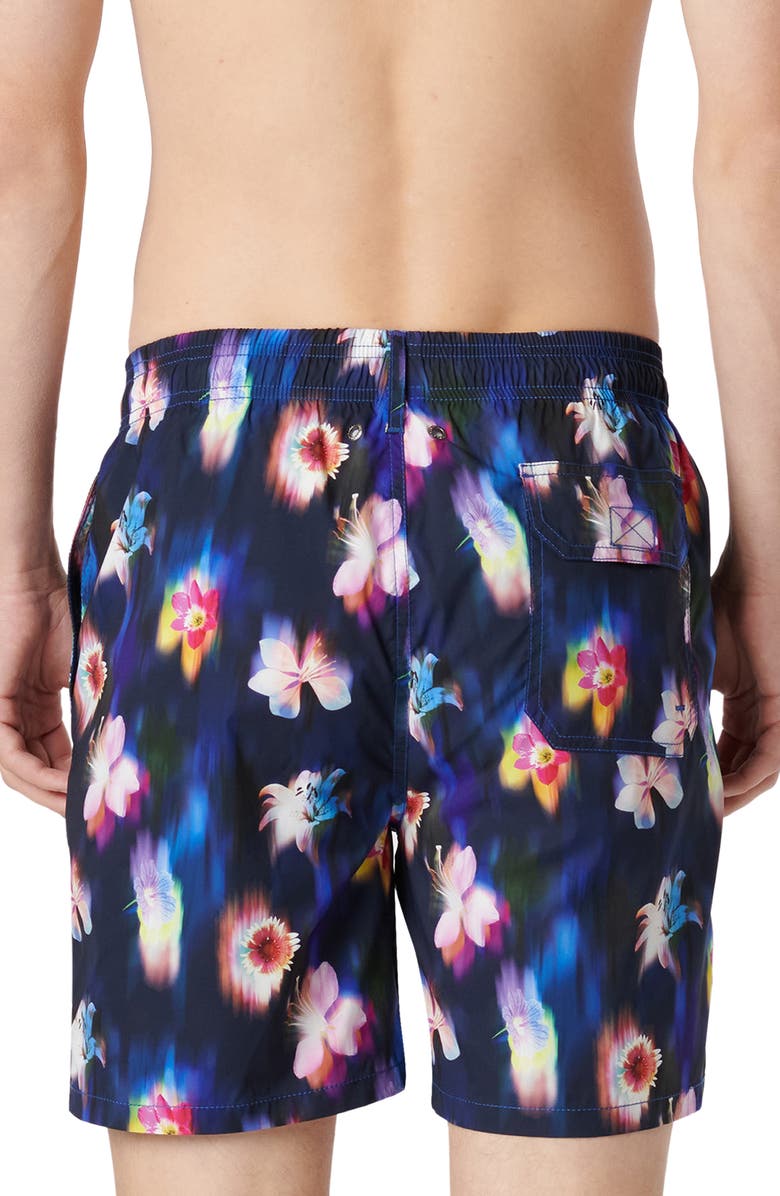 Bugatchi Cosmo Swim Trunks, Alternate, color, Night Blue