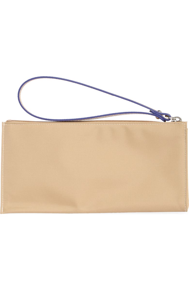 Longchamp Le Pilage Zip Wristlet Pouch, Alternate, color, Beige