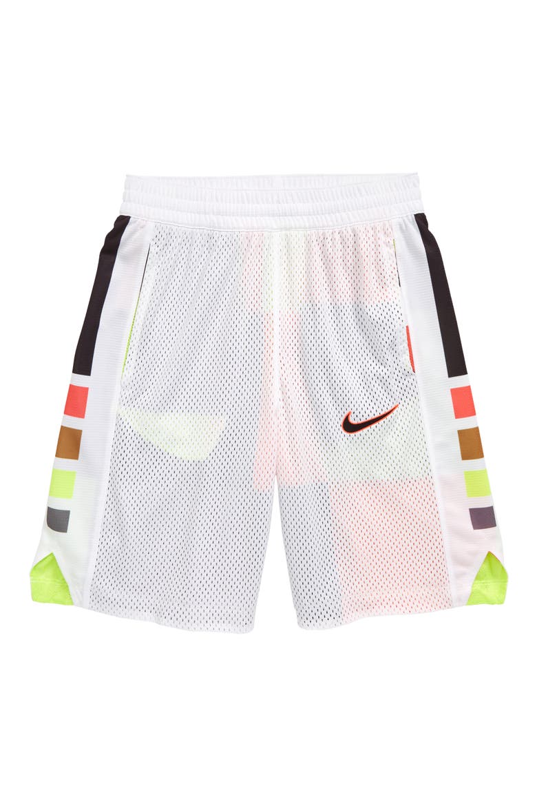 Kids' Elite Reversible Shorts, Main, color, WHITE