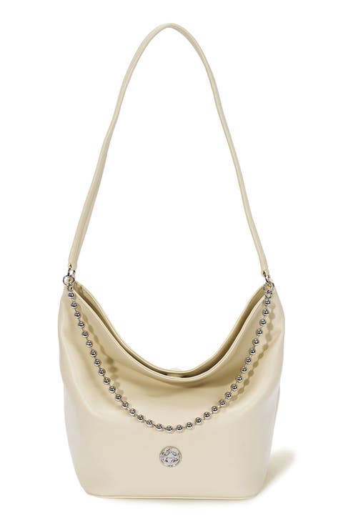 Ball Chain Bucket Shoulder Bag