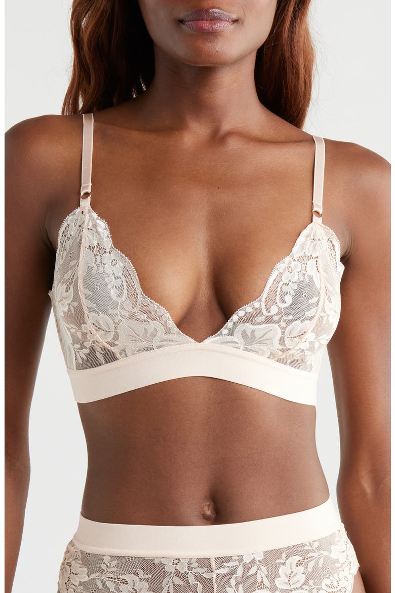 Lace Bralette, Main, color, WHISPER PEACH