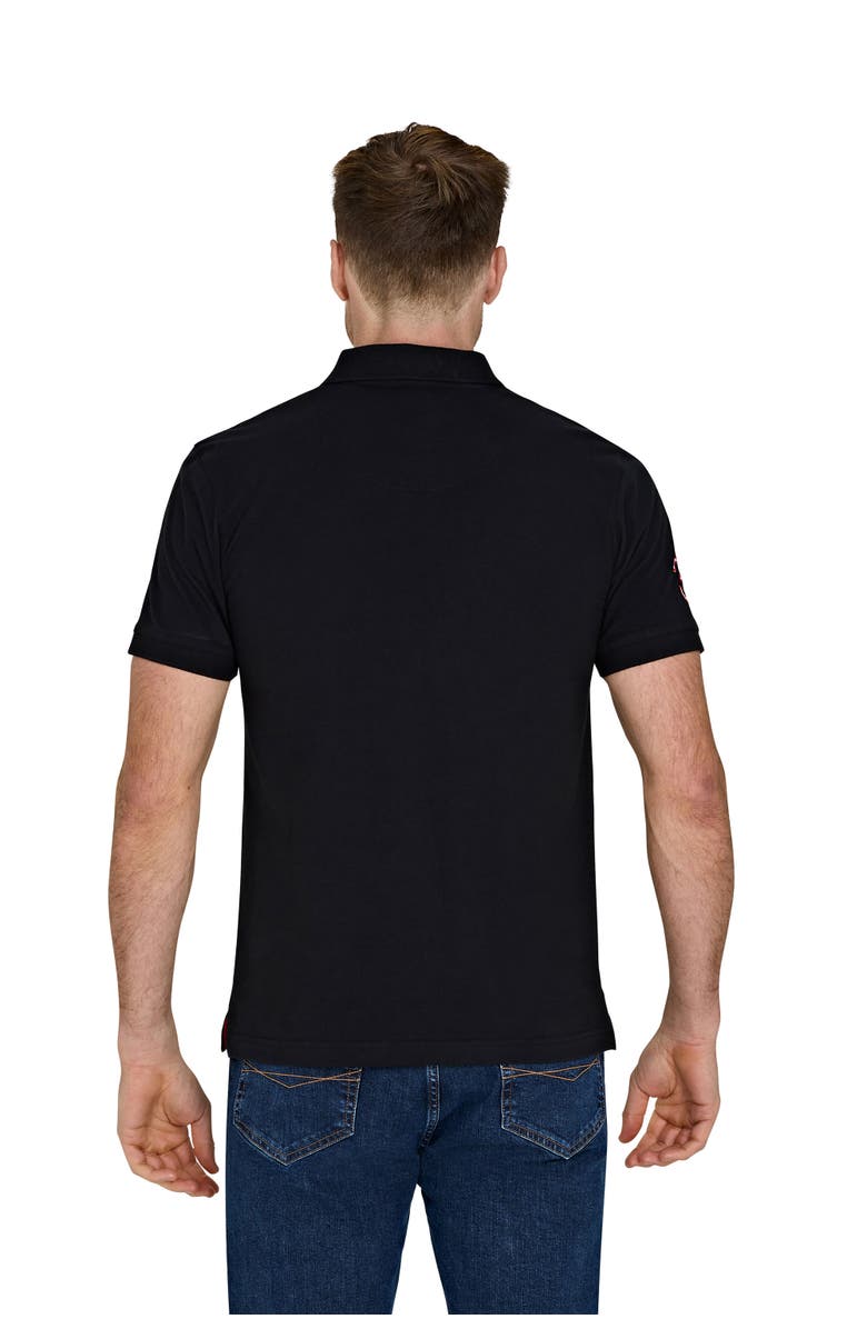 Raging Bull Crest Polo, Alternate, color, Black