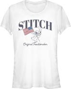 Lilo & Stitch Junior's Original American Troublemaker Short Sleeve Graphic T-Shirt