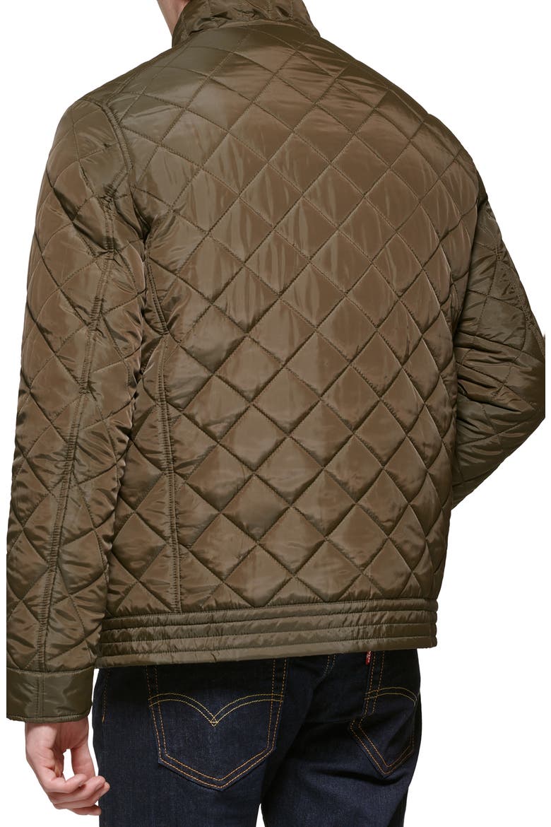Signature Quilted Jacket, Alternate, color, OLIVE