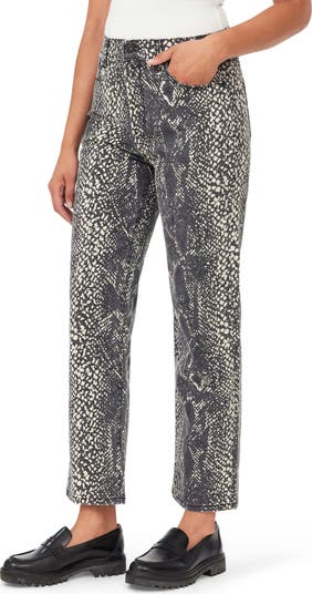 High Rise Slim Straight Crop Jean