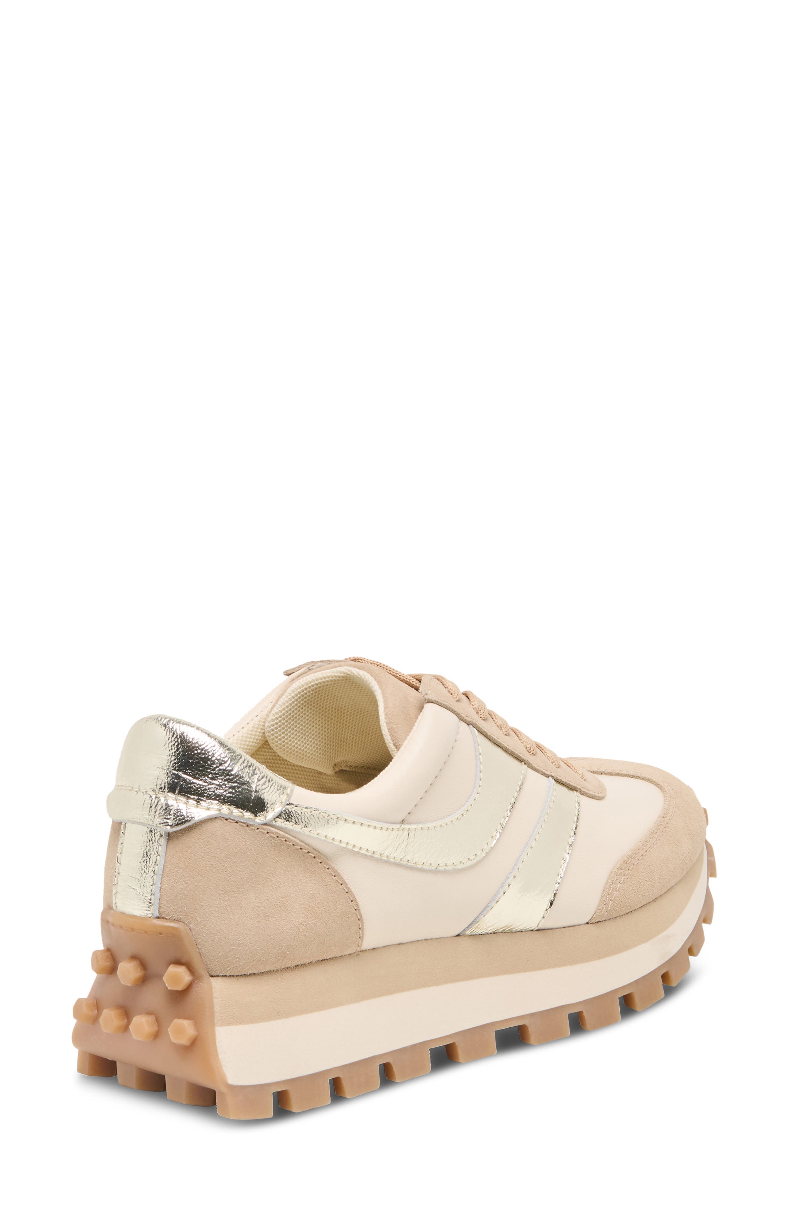 Tresa Snaker, Alternate, color, WHITE/GOLD SUEDE
