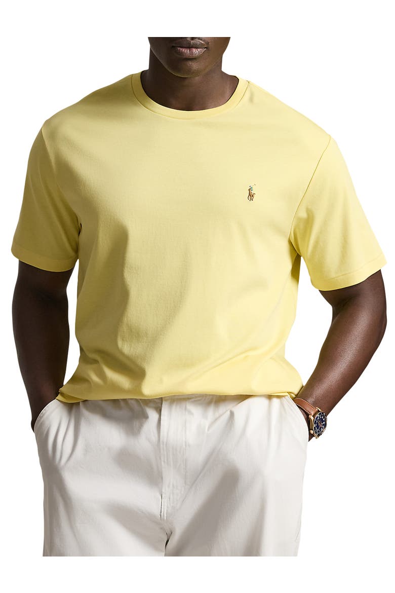Big & Tall Soft Touch T-Shirt, Main, color, WICKET YELLOW