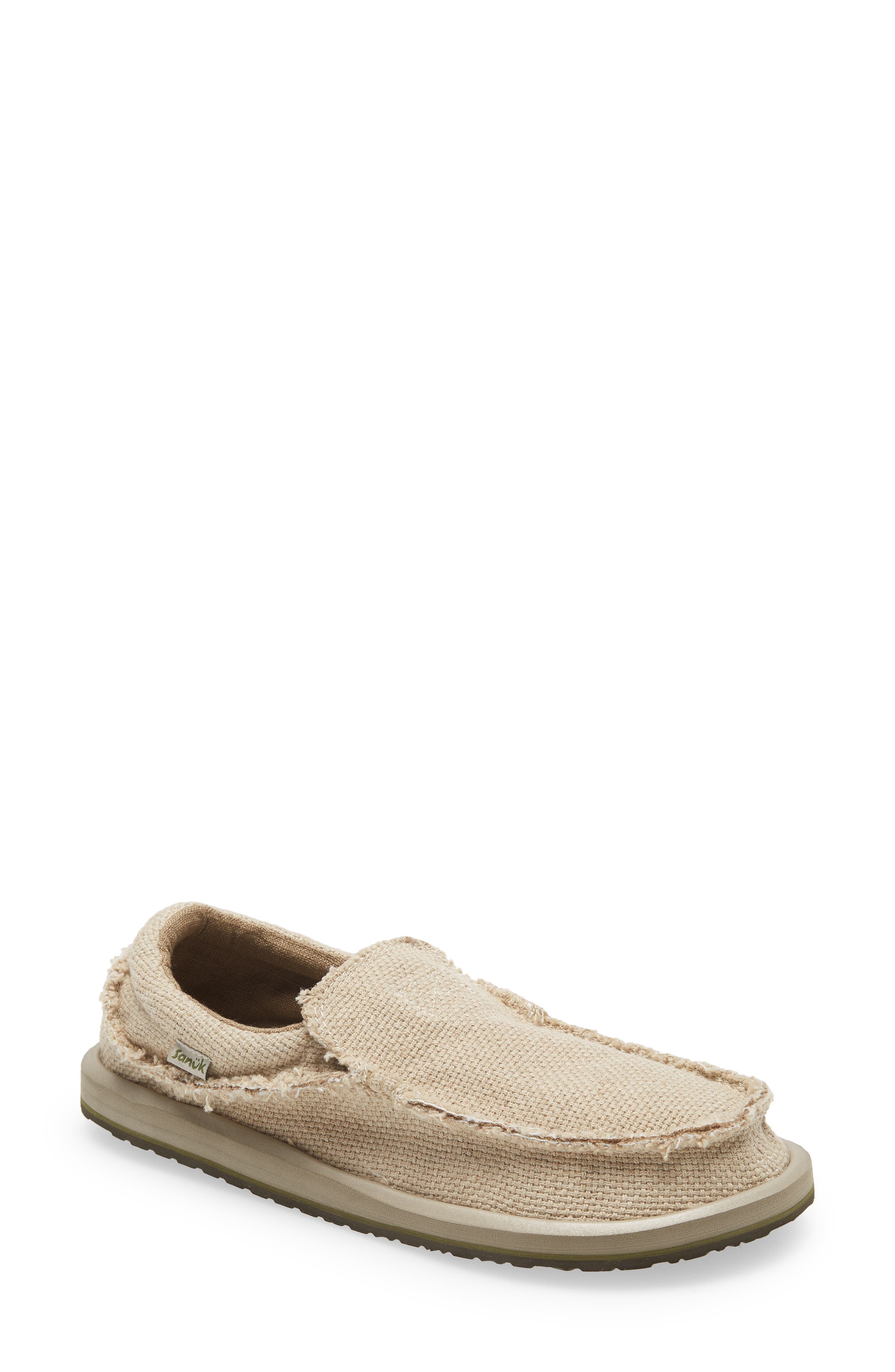 Hemp Slip-On, Main, color, NATURAL