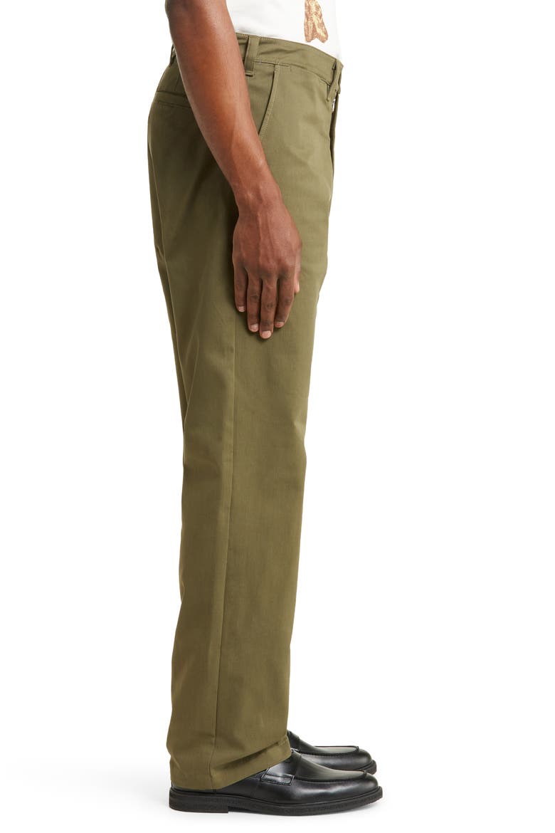 Ross Brushed Cotton Blend Pants, Alternate, color, ARMY GREEN