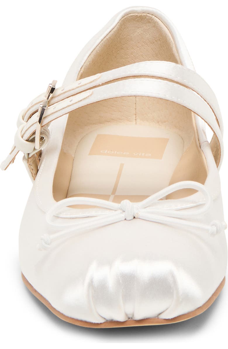 Dolce Vita Gibsen Mary Jane Flat, Alternate, color, True White Satin