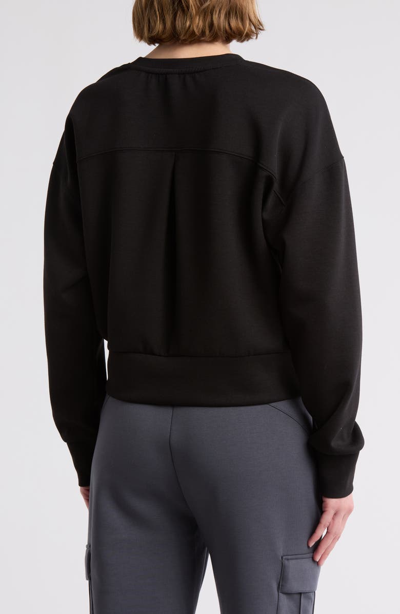 KYODAN Scuba Knit Essentials Crop Sweatshirt, Alternate, color,