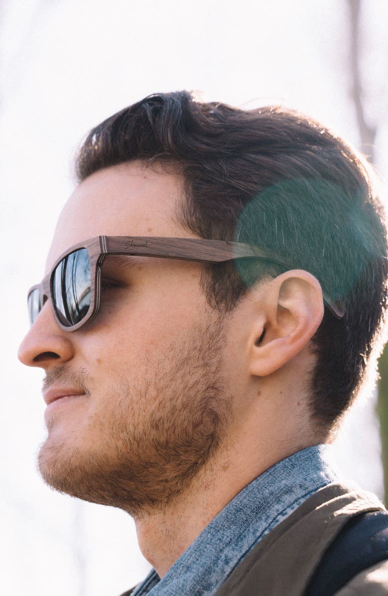 Shwood 'Canby' 54mm Wood Sunglasses, Alternate, color,