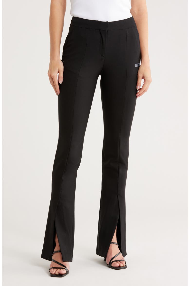 Corporate Tailored Pants, Main, color, BLACK AND WHITE