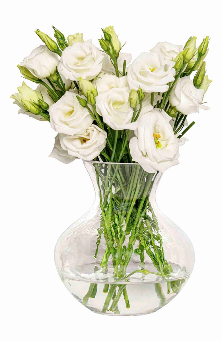 Juliska Puro Textured Glass Vase, Alternate, color, Clear